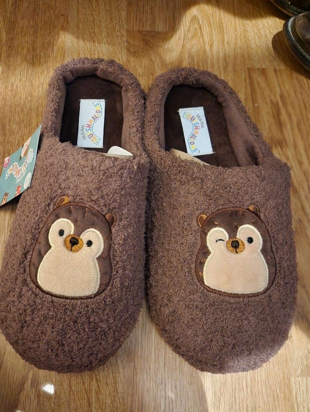 Squishmallow Hans the Hedgehog Slippers 7.5